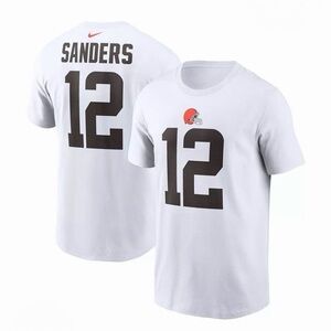 NWT Nike Men’s Cleveland Browns  Shedeur Sanders #12 Short Sleeve Tee